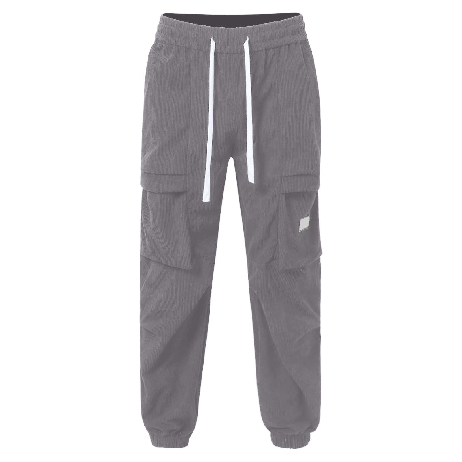 thumbnail image 4 of Pantalones cargo para hombre - Pantalones utilitarios para trabajo al aire libre - Poliéster, resistentes, múltiples bolsillos, tallas S-XXL, 4 of 5